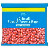 Happy Shopper 60 Small Food & Freezer Bags  Adomoo